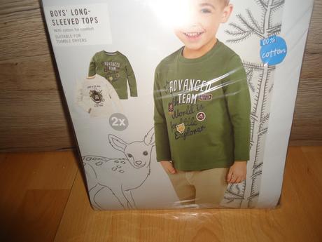 2 trička, lupilu,98