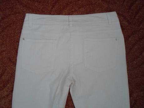 Bílé kalhoty rifle džíny, 38
