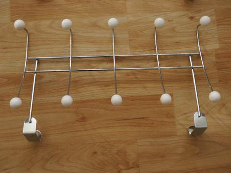 Věšák 10 háčkový závěsný na dvere,