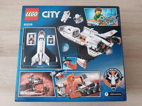 Lego city 60226 raketoplán zkoumající mars,