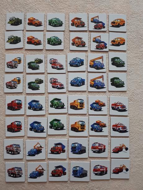 Pexeso dino tatra, 48 pevných kartiček + puzzle,