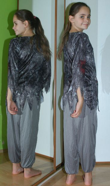 Karnevalový dvojdílný kostým vlkodlak i halloween, 