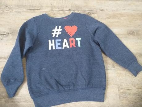 Mikina srdíčko, lupilu,110