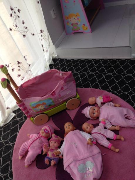 Vozik-aktivni choditko-kocarek panenkami,