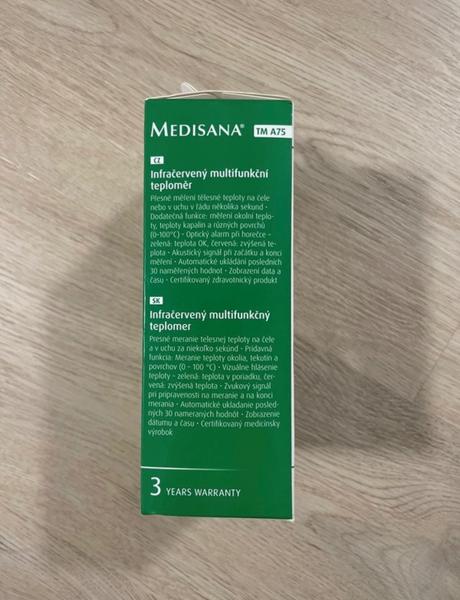 Infračervený multifunkční teploměr, zn. medisana, 