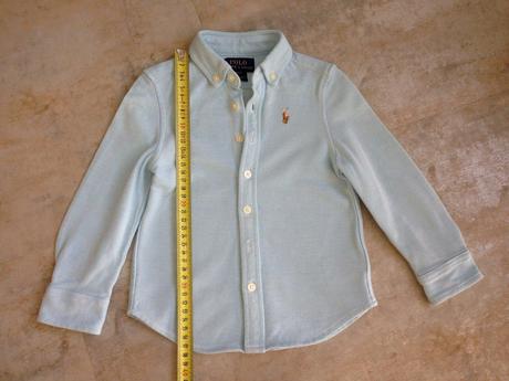 Košile unisex polo ralph lauren 2 roky bledě modrá, ralph lauren,92