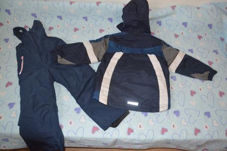 110 zimní bunda oteplené kalhoty, lupilu,110