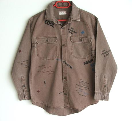 M354 riflová chlapecká košile vel. 140, zara,140