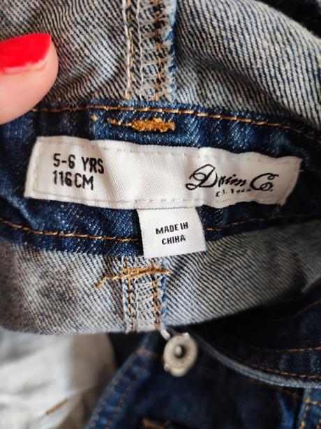 Riflové kraťasy s laclem vel. 116, denim co,116