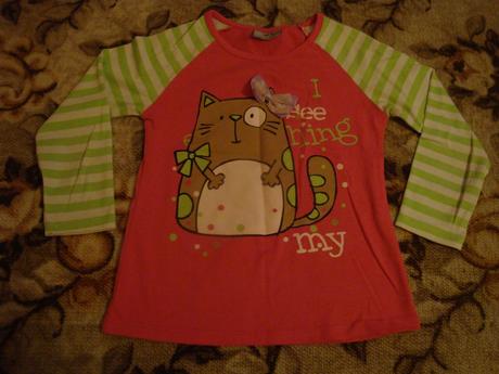 Tričko proužkované, vel. 110/116, 110