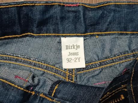 Dívčí džíny/rifle, dirkje jeans,vel. 92 (2 roky), dirkje,92
