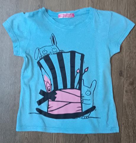 6x dívčí trička s krátkým rukávem,vel.98/104, lupilu,98