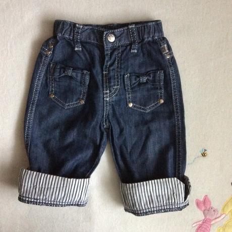 Kvalitní džíny zn. baby barb, 80