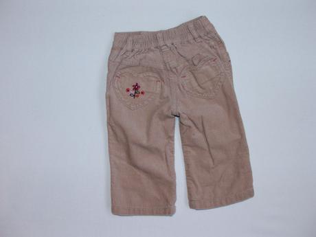H595 dívčí kalhoty vel. 68, mothercare,68