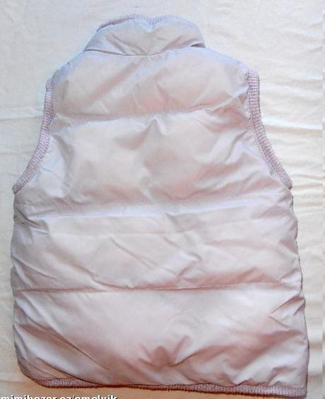 449. zateplená vestra s fialovým nádechem cq, 122