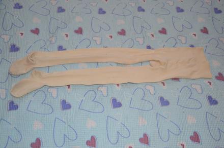 104,110 punčošky punčocháče punčochy smetanové, 110