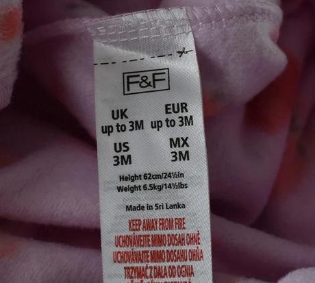 Fleesový overal vel. 0 - 3 m, f&f,62