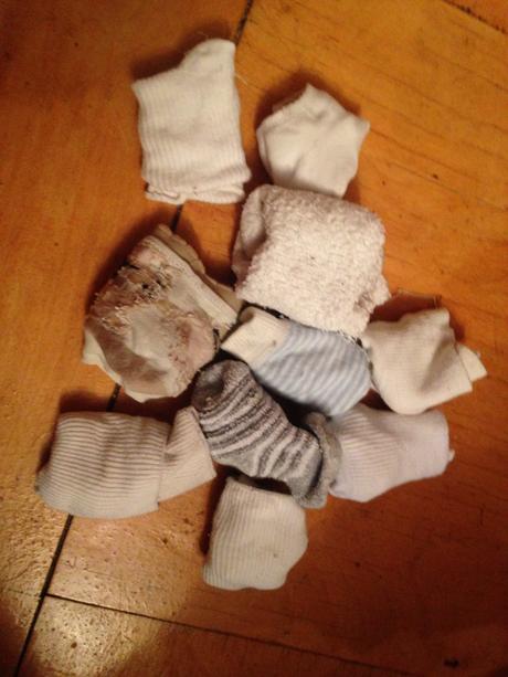 Mix dětských - klučičích ponožek 14 ks, 7 - 10 cm, 68