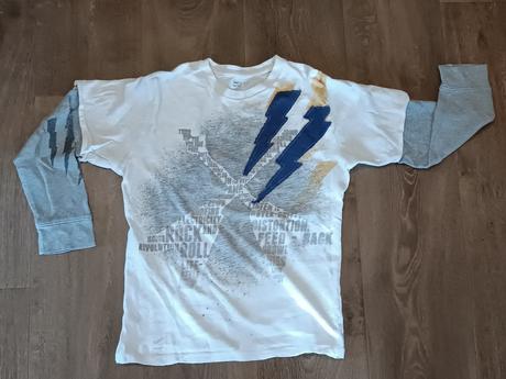 3x chlapecká trika s dlouhým rukávem,vel.152, kugo,152