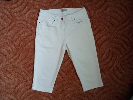 Bílé kalhoty rifle džíny skinny crop 3/4, 36