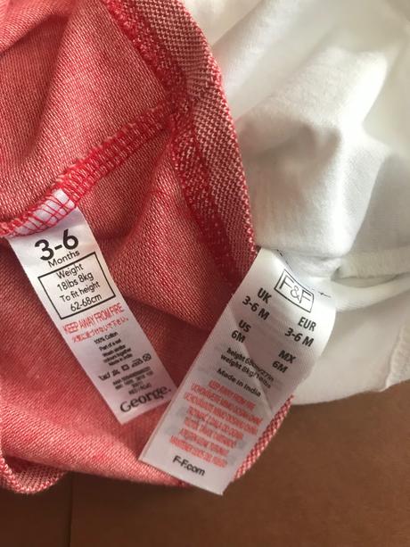 Trika kojenecké set - v.3/6 měs, george,68