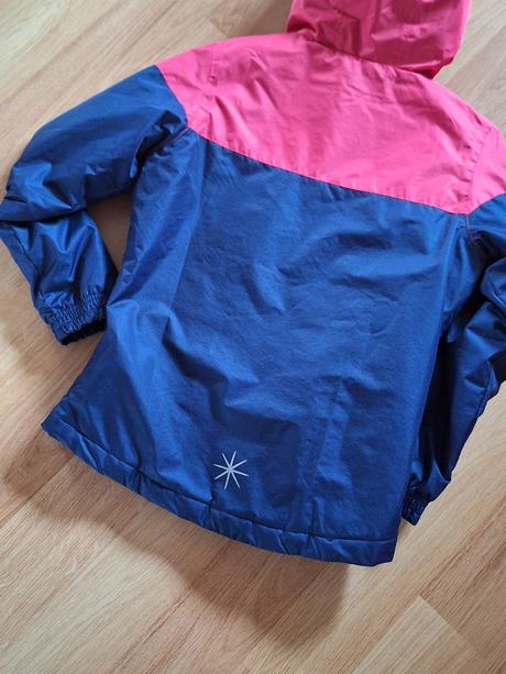 Bunda zimní zn.crivit červená - modrá, vel.134-140, crivit,134