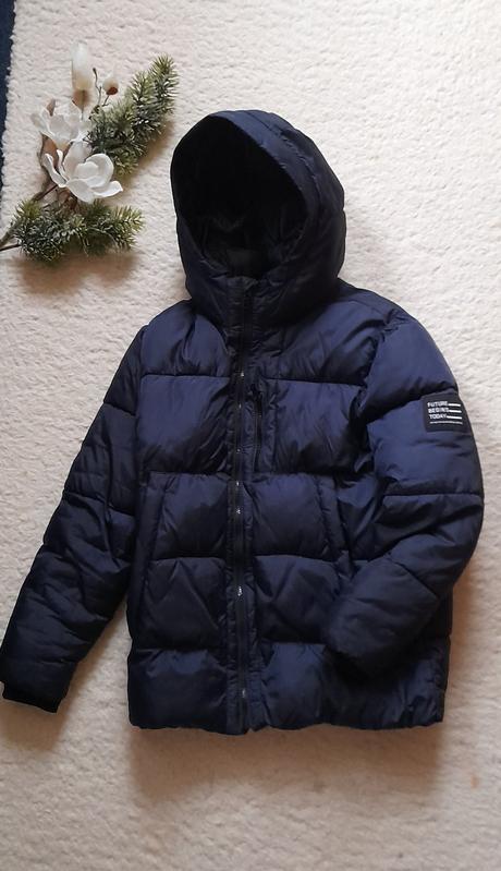 Zara juniorská zimní bunda s kapucí, zara,164