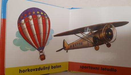 Dětská knížka - doprava,