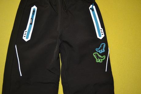 3x kalhoty oteplené kugo softshellové..122, kugo,122