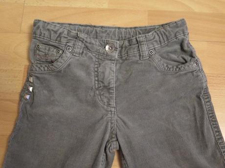 Kalhoty manžestráky, c&a,140