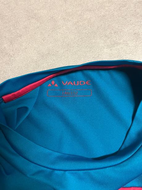 Tričko s uv ochranou vaude kids solaro 146/152, 146