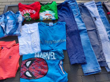 Balík/mix 23ks chlapec 110-116/122, 104–116