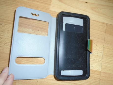 Kryt na mobil 15x8 cm neon duha,