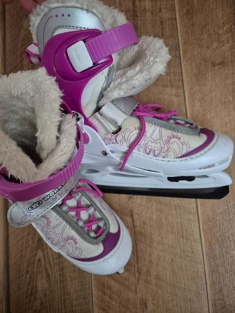 Dívčí rostoucí lední brusle worker vel. 30-33, 30
