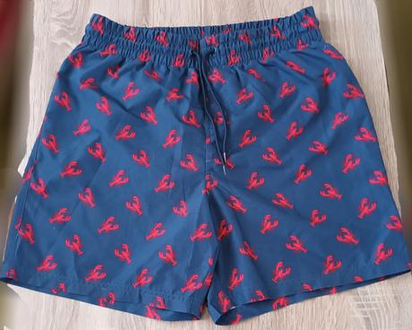 Chlapecké plavky tmavě modré raci, s