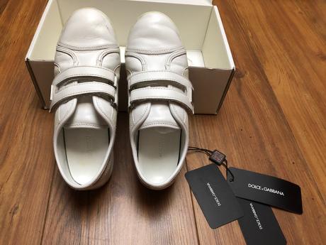 Dívčí kožené tenisky dolce&gabbana, dolce&gabbana,34