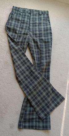 Kostkované kalhoty, h&m,158