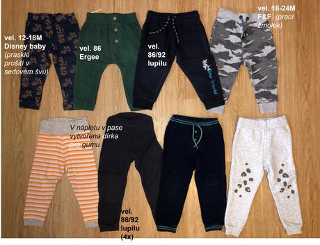 Sada oblečků pro chlapečka, 86–98