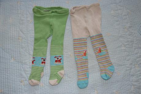 Duopak punčošek s obrázky (lodička, pejsek), 68