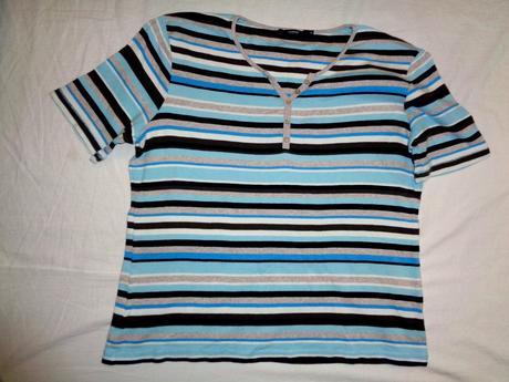Luxusní pruhované tričko clarina, 44