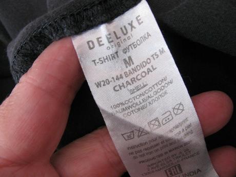 Bavlněné tmavě hnědé tričko deeluxe, m