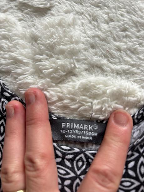 Ob/ šaty černobíle - v.12/13 let, primark,158