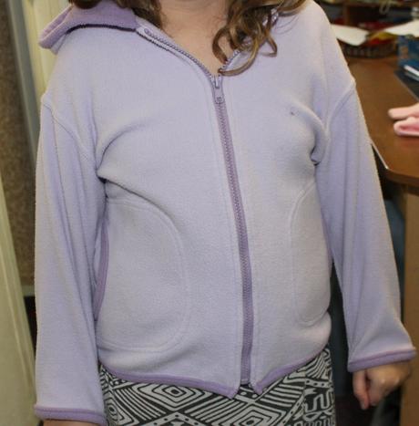 Mikina flaušová 110/116, 110