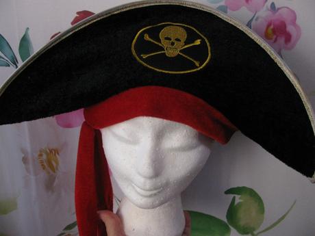 Karnevalový pirátský klobouk - pirát,pirátka, 