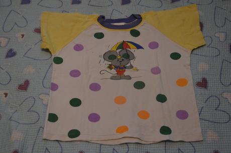 116 122 bavlněné tričko s myškou, 116