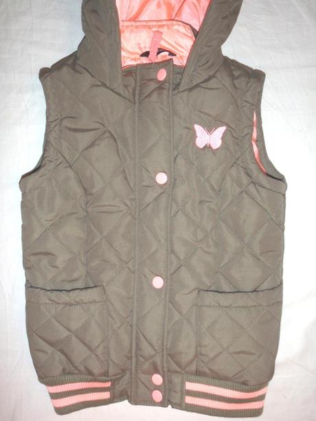 Luxusní zimní khaki prošívaná vesta, george,122