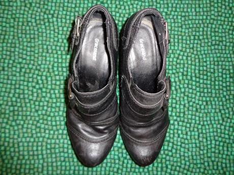 Černé kotníčkové boty graceland - přezky, graceland,39