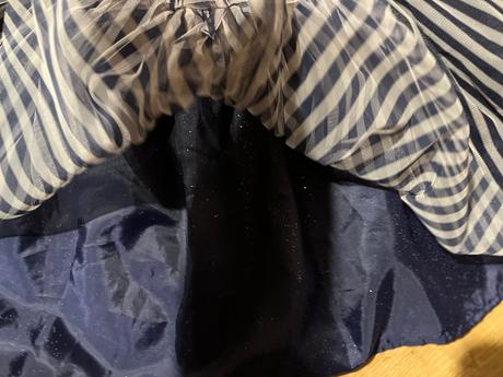 Pruhovaná tutu sukýnka, h&m,134