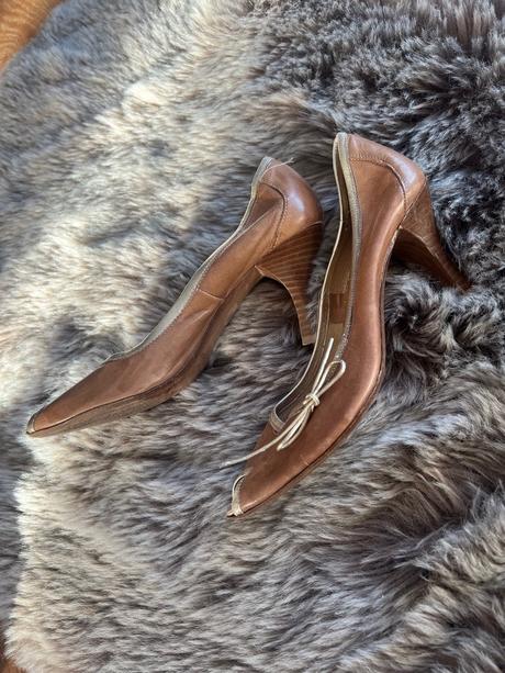 Kožené střevíčky /  lodičky, 36