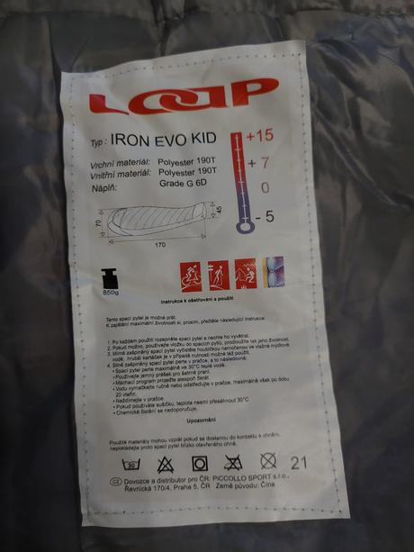 Dětský spací pytel,